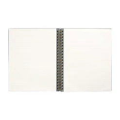 Martha Stewart Grey Flower Deluxe 1 Subject Notebook (MS101X) Hot