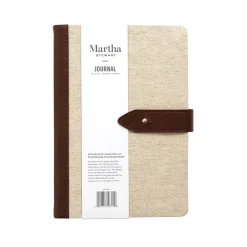 Martha Stewart Linen Journal with Tab (MS101M) New
