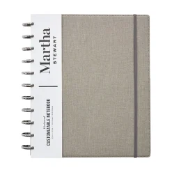 Martha Stewart Linen Letter Discbound Notebook, Letter Sized (MS102H) Discount