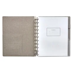 Martha Stewart Linen Letter Discbound Notebook, Letter Sized (MS102H) Discount