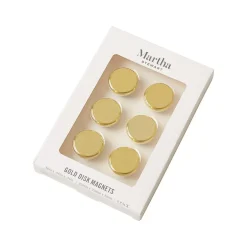 Martha Stewart Magnetic Clip, 0.86", Gold, 6/Pack (MS104M) Online