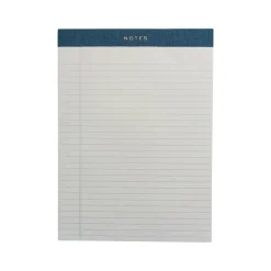 Martha Stewart Notepad, 8.5" x 11.75", College-Ruled, Navy, 50 Sheets/Pad (MS110L) Sale