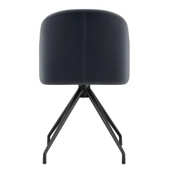 Clearance Sora Fabric Swivel Stationary Office Chair, Gray/Oil Rubbed Bronze (CH222119GYBK) Office Chairs