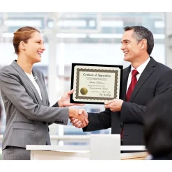 Online Appreciation Certificates, 8.5" x 11", Metallic Gold, 18/Pack (20104238) Awards & Certificates