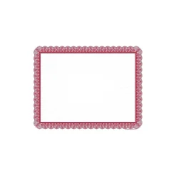 Sale Certificates, 8.5" x 11", Red/White, 100/Pack (961034S) Awards & Certificates