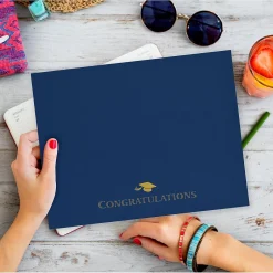 Best Great Papers! Graduation Certificate Cover with Gold Foil, 12