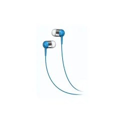 Headphones<Maxell 190282 Stereo In-Ear Headphone, Blue