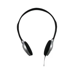 Maxell HP-200 Headphones, Black/Silver (MXLHP200)
