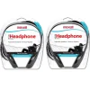 Maxwell Maxell HP-200 Stereo Headphones, Black, 2/Pack (MAX190318-2)