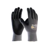 Work Gloves<MaxiFlex 34-874 Nitrile Coated Nylon/Elastane Gloves, Small, 15 Gauge, A1 Cut Level, Dark Gray, 12 Pairs (34-874/S)