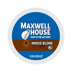 Keurig K-Cups<Maxwell House House Blend Coffee Keurig K-Cup Pod, Medium Roast, 96/Box (5303CT)
