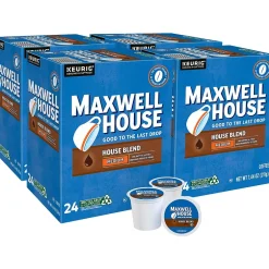 Keurig K-Cups<Maxwell House House Blend Coffee Keurig K-Cup Pod, Medium Roast, 96/Box (5303CT)