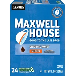Keurig K-Cups<Maxwell House Original Roast Coffee, Keurig K-Cup Pod, Medium Roast, 96/Carton (5469CT)