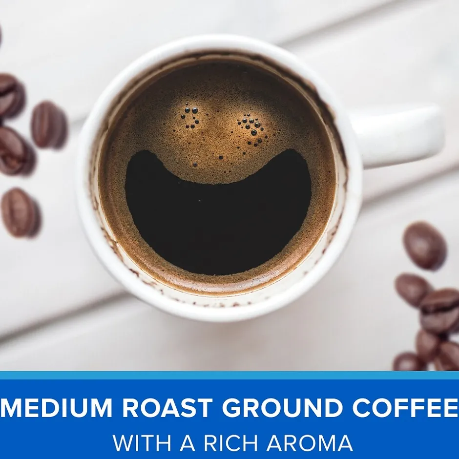 Coffee<Maxwell House Original Roast Ground Coffee, Medium Roast, 27.5 oz (GEN09422)