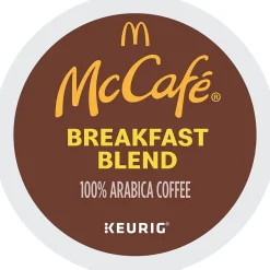 Keurig K-Cups<McCafe Breakfast Blend Coffee Keurig® K-Cup® Pods, Light Roast, 24/Box (5000201384)