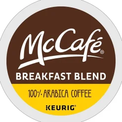 Keurig K-Cups<McCafe Breakfast Blend Coffee Keurig® K-Cup® Pods, Light Roast, 96/Carton (080412CT)