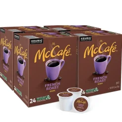 Keurig K-Cups<McCafe French Roast Coffee Keurig® K-Cup® Pods, Dark Roast, 96/Carton (080429CT)