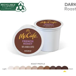 Keurig K-Cups<McCafe French Roast Coffee Keurig® K-Cup® Pods, Dark Roast, 96/Carton (080429CT)