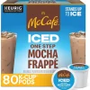 Keurig K-Cups<McCafe Mocha Frappe Iced Coffee Keurig® K-Cup® Pods, Medium Roast, 80/Carton (5000372394CT)