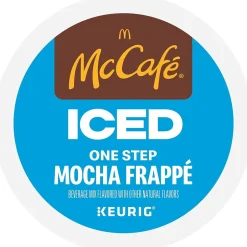 Keurig K-Cups<McCafe Mocha Frappe Iced Coffee Keurig® K-Cup® Pods, Medium Roast, 80/Carton (5000372394CT)
