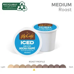 Keurig K-Cups<McCafe Mocha Frappe Iced Coffee Keurig® K-Cup® Pods, Medium Roast, 80/Carton (5000372394CT)