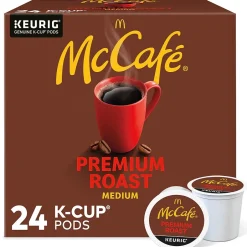 Keurig K-Cups<McCafe Premium Roast Coffee Keurig® K-Cup® Pods, Medium Roast, 24/Box (5000201379)