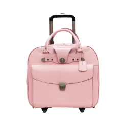 McKlein DENALI 15" Leather Laptop Bag, Pink (99709) Sale