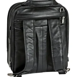 McKlein Laptop Pouch, Black Leather (4165)