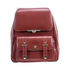 Backpacks<McKlein MARYVILLE Business Laptop/Tablet Backpack, Red (99576)