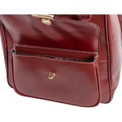 Backpacks<McKlein MARYVILLE Business Laptop/Tablet Backpack, Red (99576)