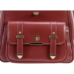 Backpacks<McKlein MARYVILLE Business Laptop/Tablet Backpack, Red (99576)