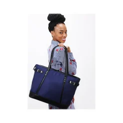 McKlein N Series ARIA Navy Nylon Tote, Medium (17567)