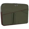 McKlein N Series AUBURN Nylon Laptop Sleeve for 15" Laptops, Green (18321)