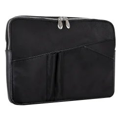 McKlein N Series CRESCENT Nylon Laptop Sleeve for 14" Laptops, Black (18335)