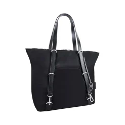 McKlein N Series DYLAN Nylon Convertible Backpack Tote, Medium, Black (18485)