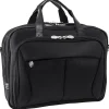 McKlein Pearson Expandable Double Compartment Laptop Briefcase, Tech-Lite Ballistic Nylon, Black (74565)