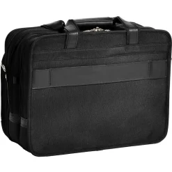McKlein Roosevelt, Patented Detachable Wheeled Laptop Briefcase, Tech-Lite Ballistic Nylon, Black (74555)