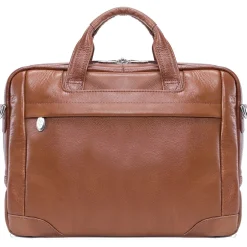 McKlein S Series Laptop Briefcase, Brown Leather (15484)