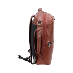 Backpacks<McKlein U Series East Side Laptop Backpack, Brown Leather (18874)