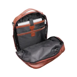 Backpacks<McKlein U Series East Side Laptop Backpack, Brown Leather (18874)