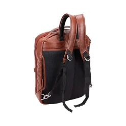 Backpacks<McKlein U Series East Side Laptop Backpack, Brown Leather (18874)
