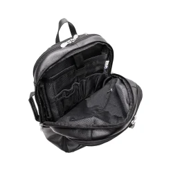 McKlein U Series Englewood Laptop Backpack, Black Leather (78895)