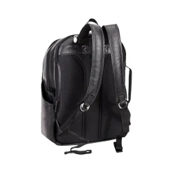 McKlein U Series Englewood Laptop Backpack, Black Leather (78895)