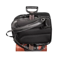 McKlein U Series Englewood Laptop Backpack, Black Leather (78895)