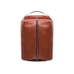 McKlein U Series South Shore Laptop Backpack, Brown Leather (18884)