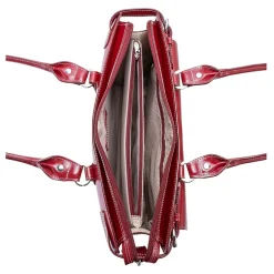 McKlein W Series Laptop Briefcase, Red Leather (94836)