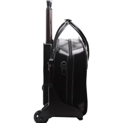McKlein W Series Laptop Roller, Black Leather (94985)