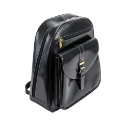 Backpacks<McKlein USA MOLINE Business Laptop/Tablet Backpack, Black (99665)