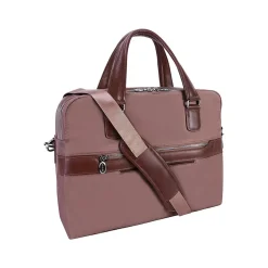 McKlein USA N Series HARTFORD Nylon Dual Compartment Briefcase, Khaki (18584)