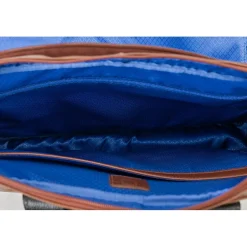 McKlein USA SOUTHPORT U Series Leather Dual Compartment Briefcase, Brown (19100)